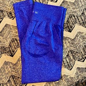 NVGTN Seamless Contour leggings in Electric Blue
